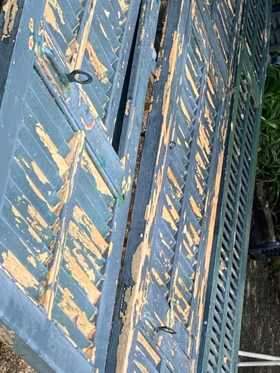 Volets avant travaux 